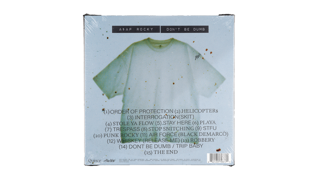 A$AP ROCKY x QUINCE SHIRTHEAD EXCLUSIVE VINYL